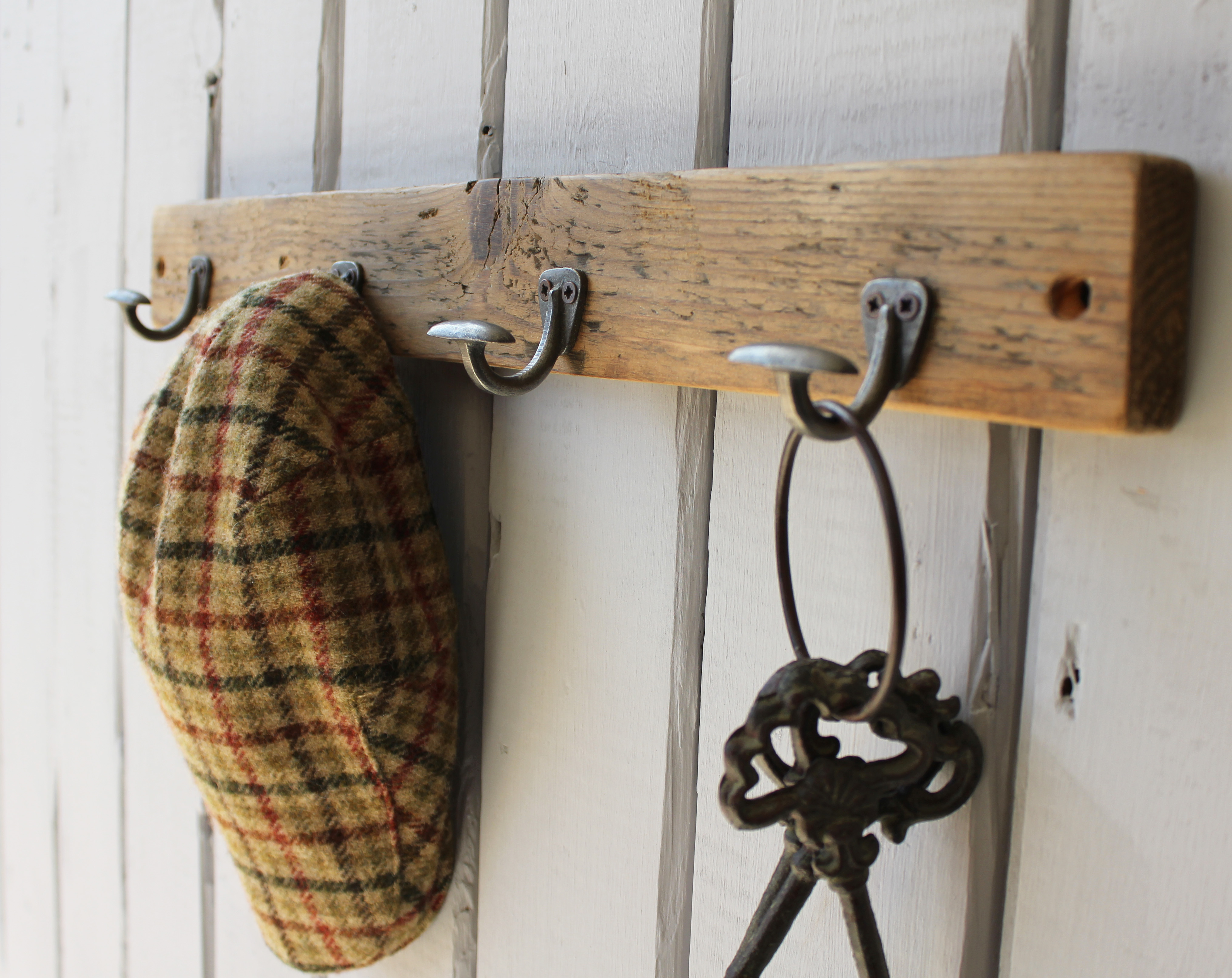 Reclaimed Wood Mini Bowler Hat And Coat Hook - Industrial By Design